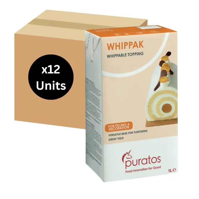 Whippak Carton 12X1L AN 900 كريما ويباك وايت