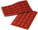 TERRACOTTA SILICONE MOULD ITEM NR.20 MINI IN FINANCIERS. HEADER CARD