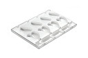 Gel03 Heart-Ic- Set 2 Silicone Mould 91X85 H 23 Mm