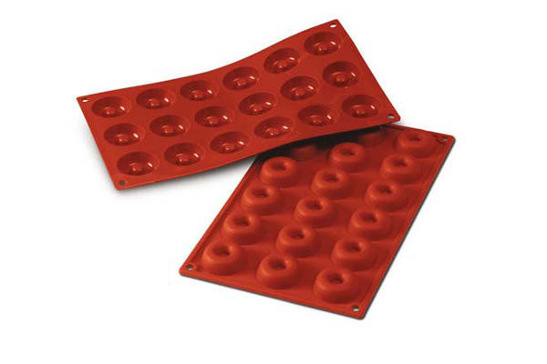 Sf010 - Silicone Mould N. 18 Small Savarins ?41 H 12 Mm