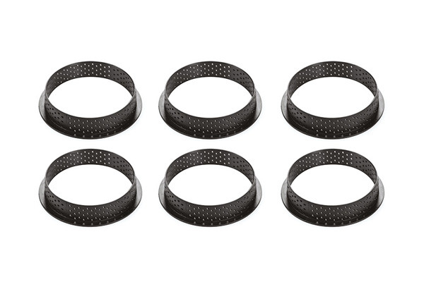 [25.243.87.0065] Kit Tarte Ring Round ?80 Mm - Set Silicone Mould ?67 Mm + 6 Rings